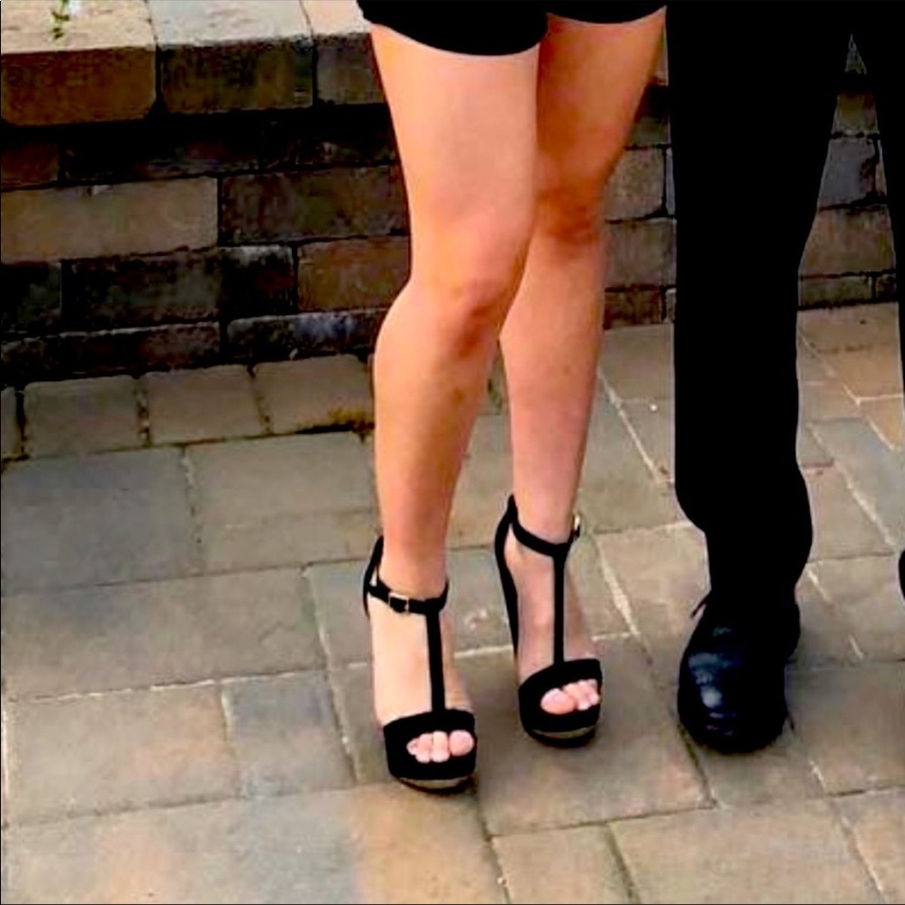 Steve Madden Xtrime Leather Upper Balance Heels